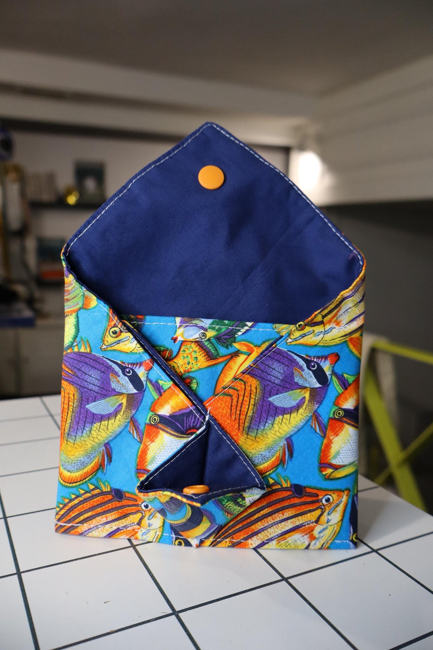 Mini origami wallet passport cover travel idea