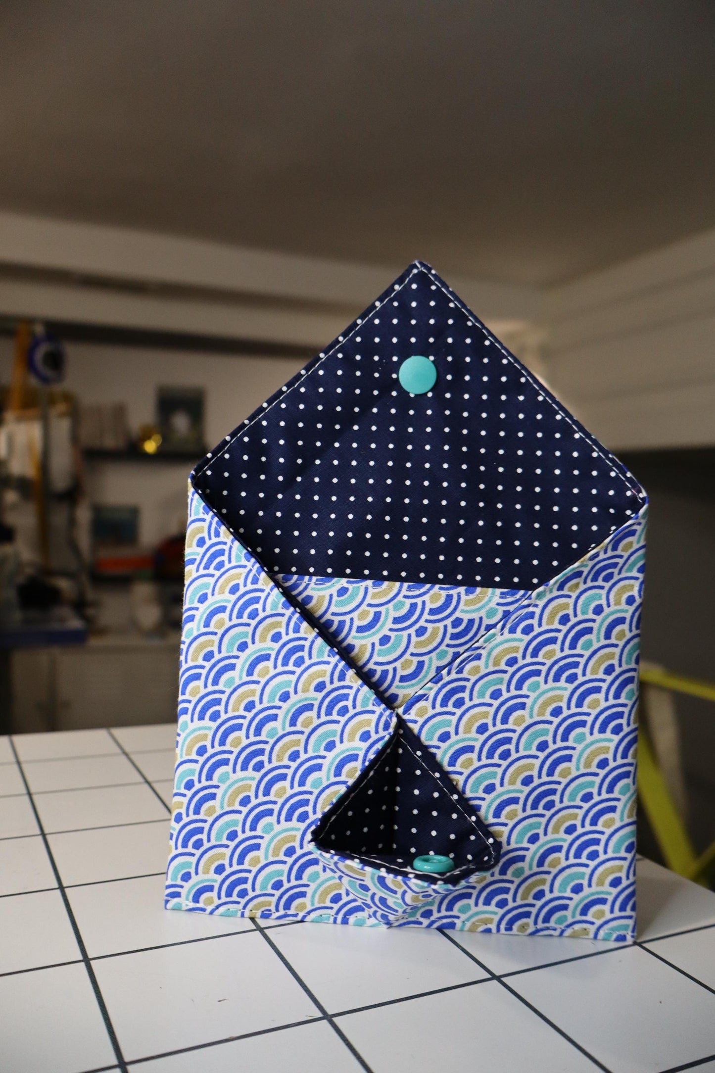 Mini origami wallet passport cover travel idea