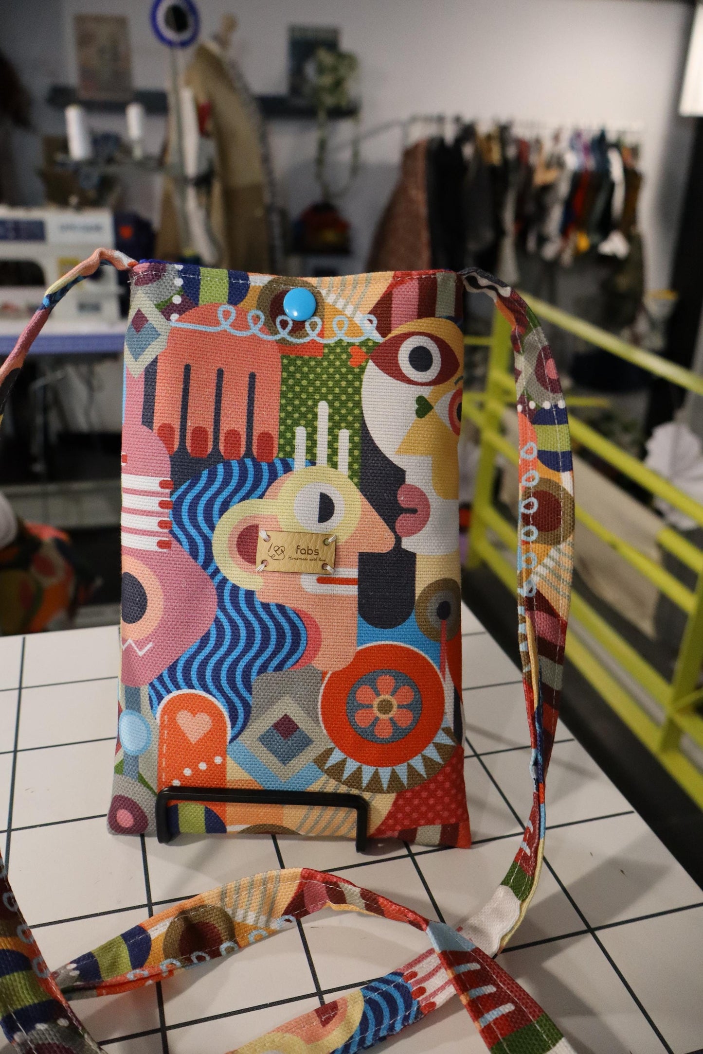 Mini crossbody bag cellphone bag cotton gift idea trip idea