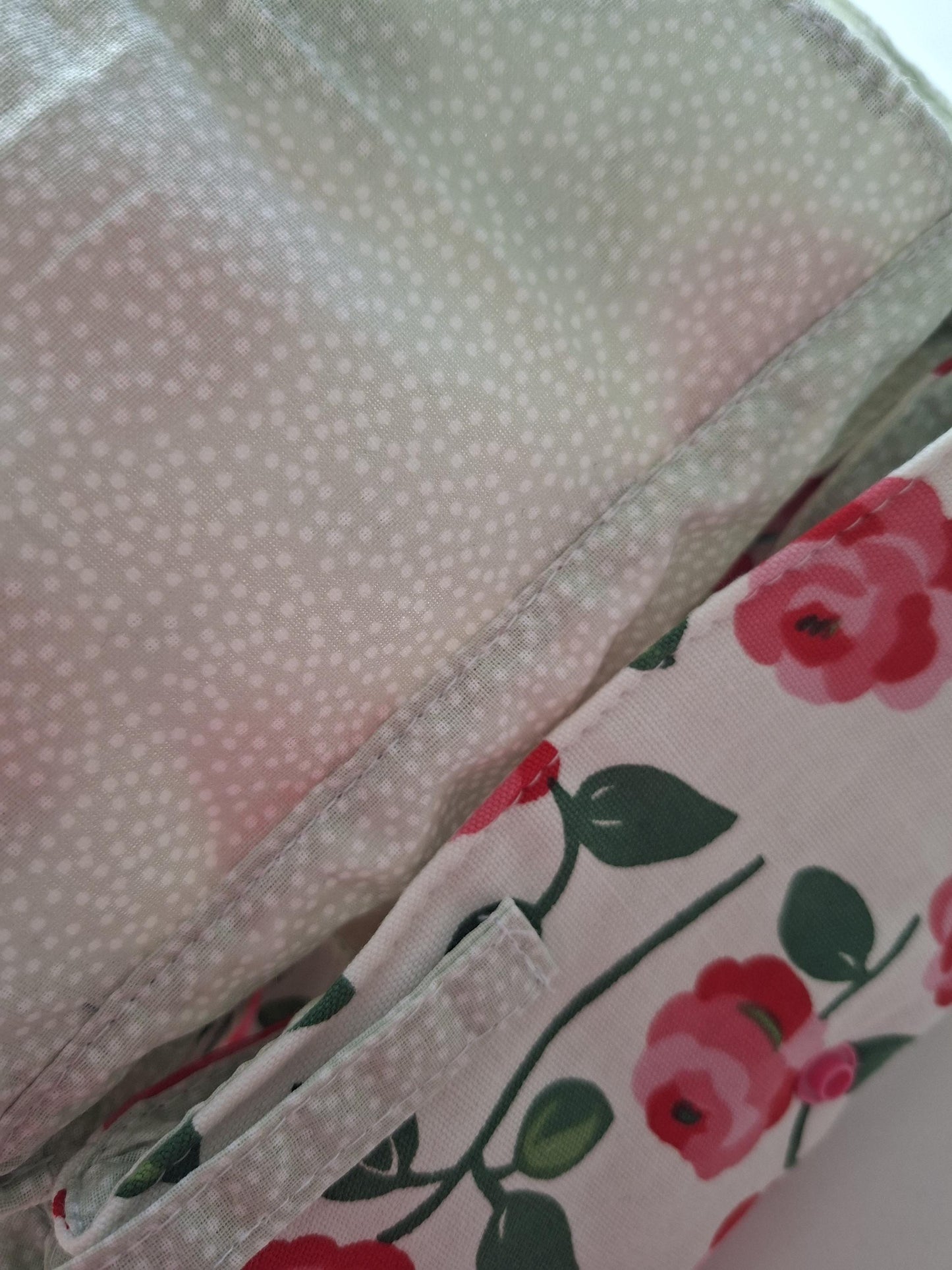 Romantic Vanity bag pink flowers