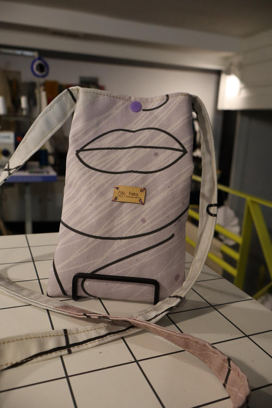 Mini crossbody bag cellphone bag cotton gift idea trip idea