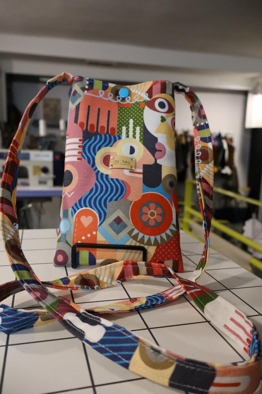 Mini crossbody bag cellphone bag cotton gift idea trip idea