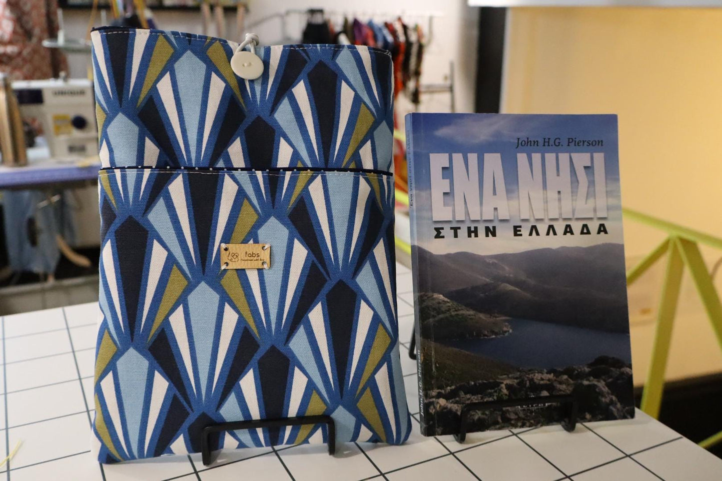 Blue Greece book cover book lovers