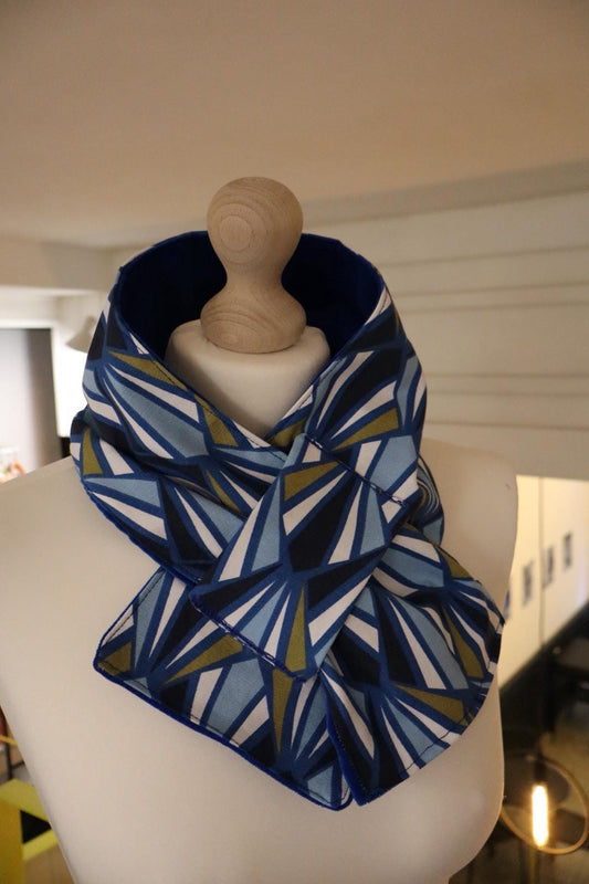 Scarf SKARFAKIA Deep Blue
